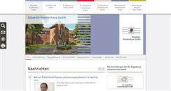Desktop Screenshot of elisabeth-krankenhaus-ge.de
